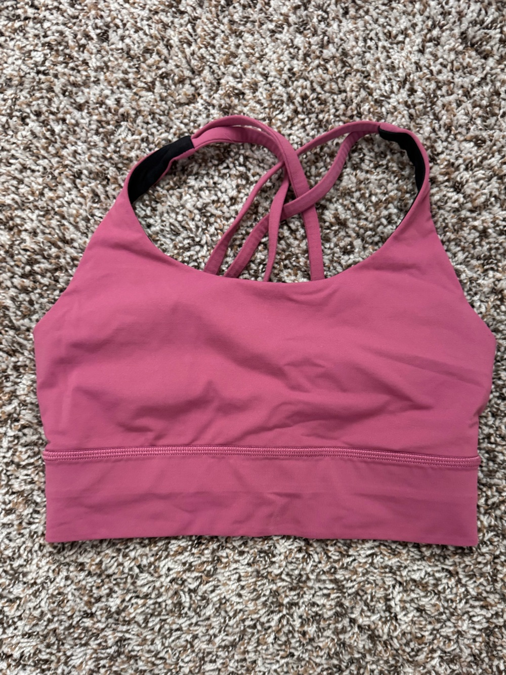 lululemon athletica Dusty Rose Sports Bra size 6